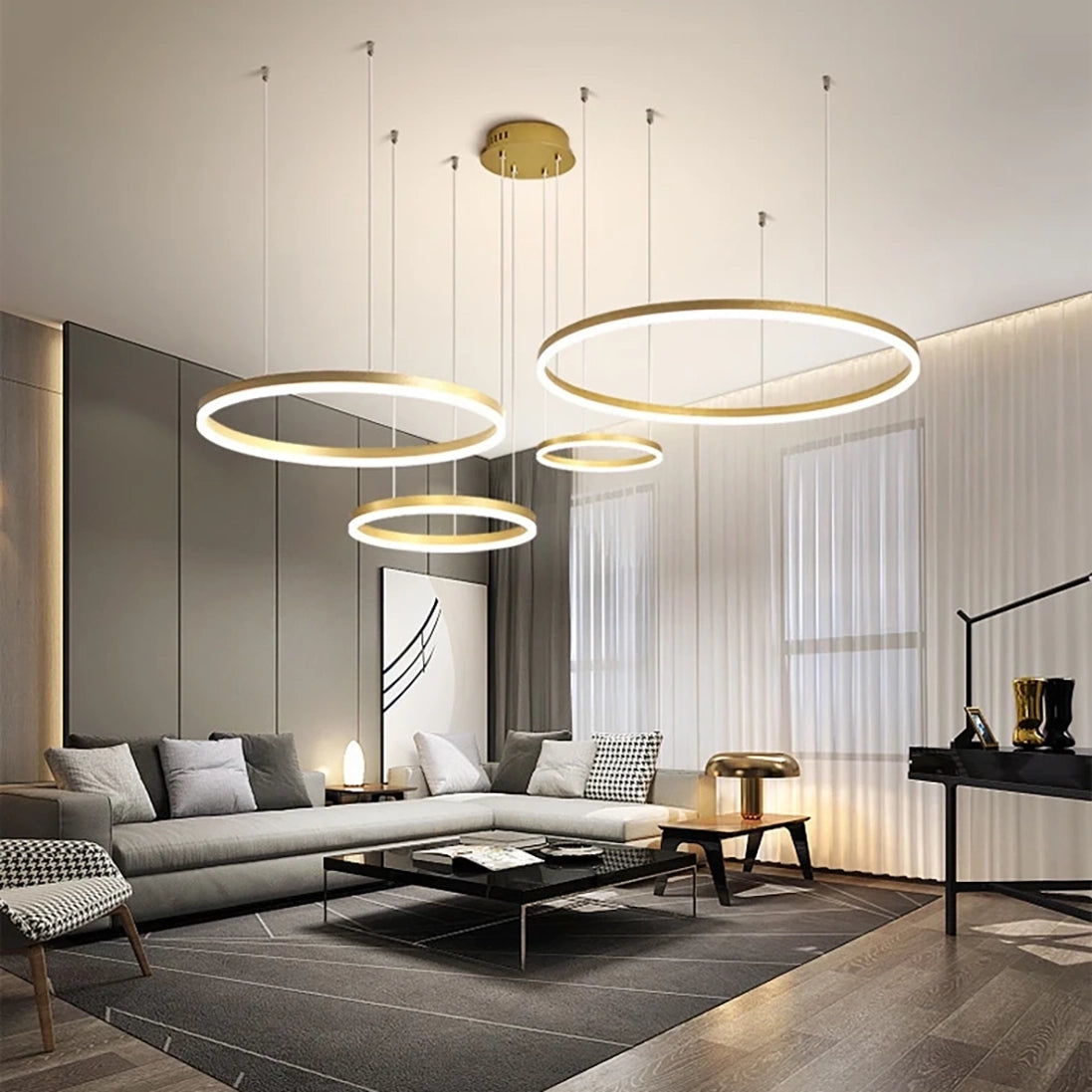 Halo Ring Chandelier