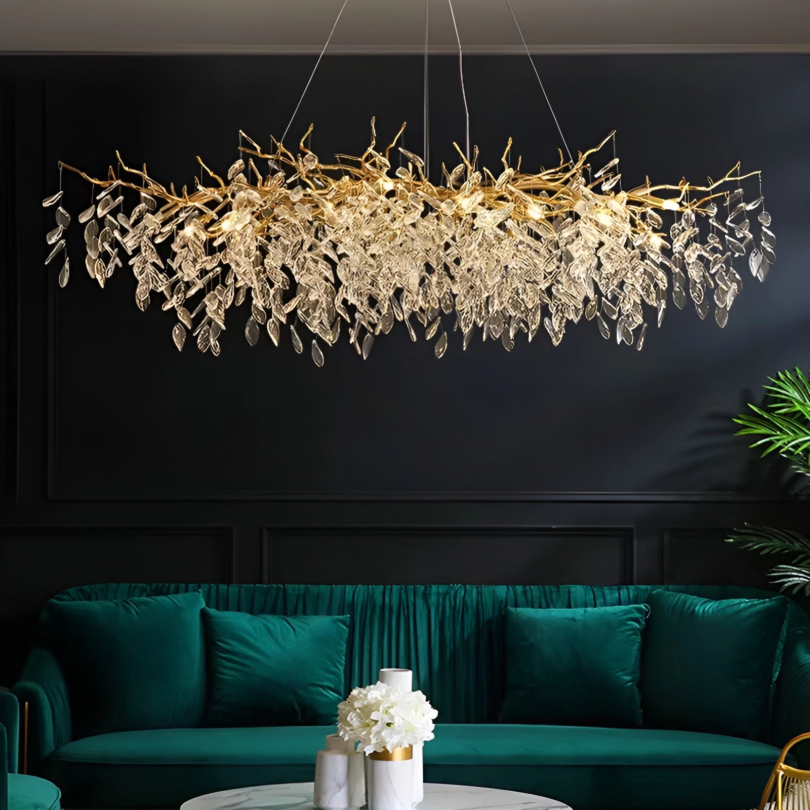 Willow Crystal Chandelier