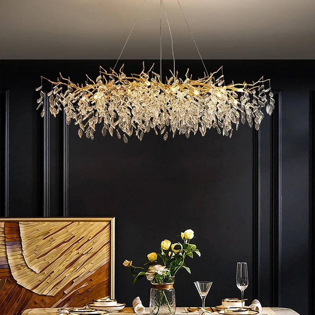 Willow Crystal Chandelier