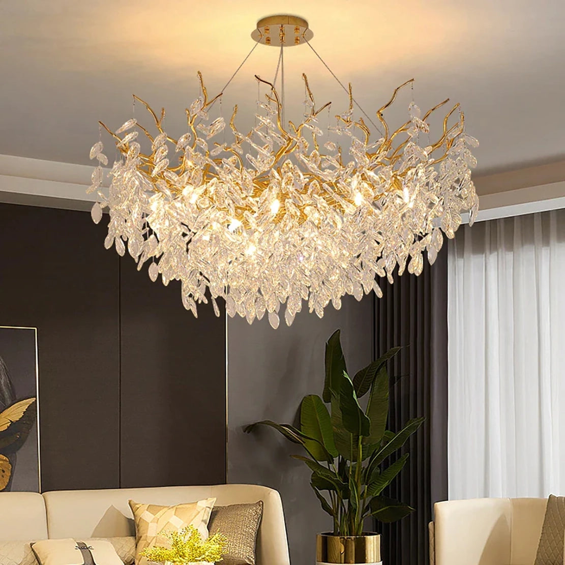 Willow Crystal Chandelier