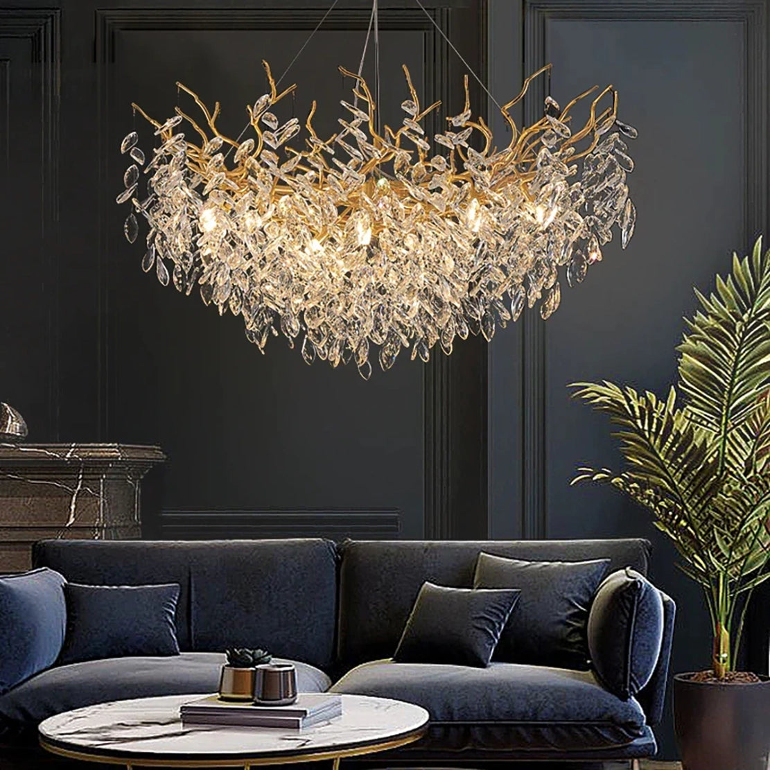 Willow Crystal Chandelier