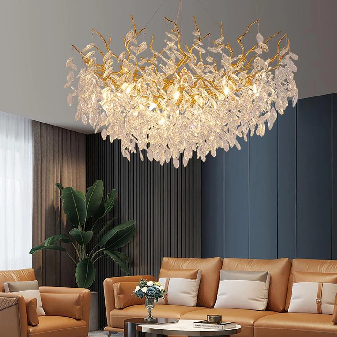 Willow Crystal Chandelier